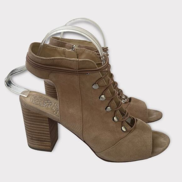 Vince Camuto Shoes - Vince Camuto Blumah Suede Block Heel Booties | 7.5